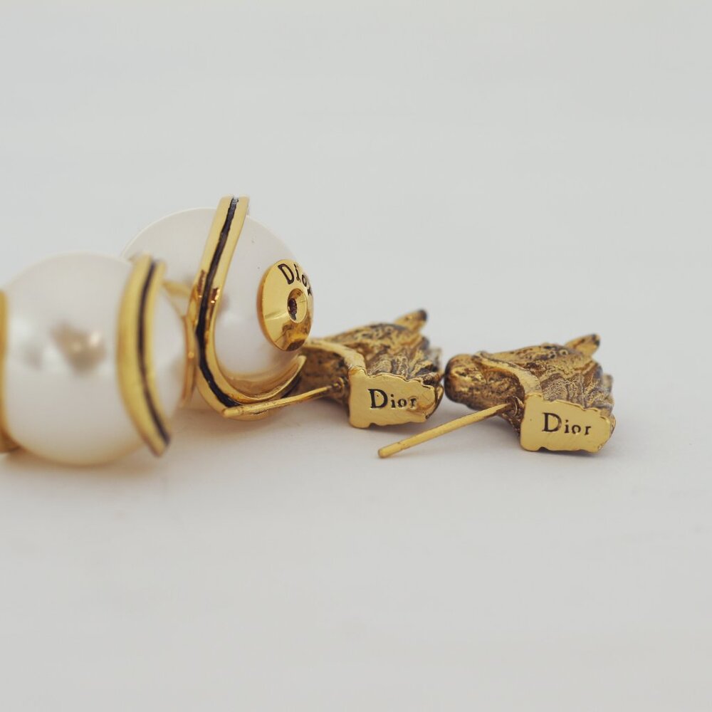 Christian DIOR Tribales Earrings - Picture 6 of 6